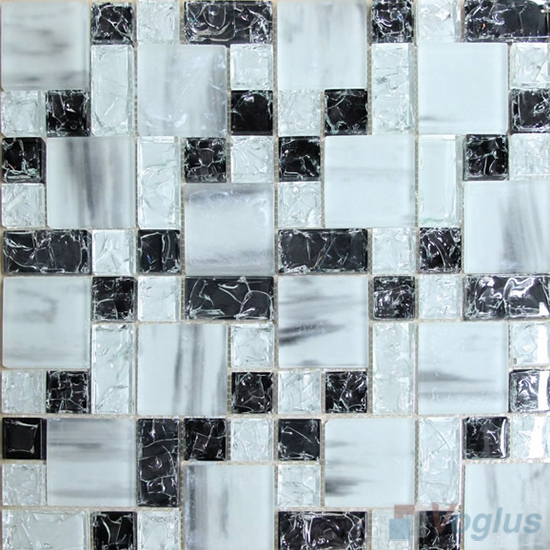 DayNight Magic Cube Ice Crackle Glass Mosaic Tiles VG-CKM89