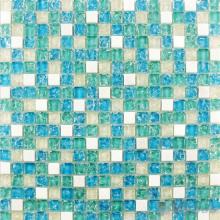 Turquoise Ice Crackle Glass Stone Mosaic VG-CKA96