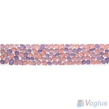 Amaranth Pink Glass Mosaic Border VG-PBD97