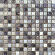 Silver Glazed Iridescent Glass Mosaic VG-RDF92