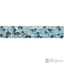 Sky Blue Glass Mosaic Border VG-PBD95