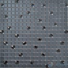 Slate Gray 15x15mm Frosted Mirror Glass Mosaic Tile VG-MRA96