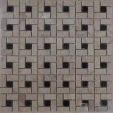 Cream Polished Pinwheel Stone Mosaic Tiles VS-PPW93