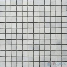 Eastern White 23x23mm Polished Stone Mosaic Tiles VS-SBA96