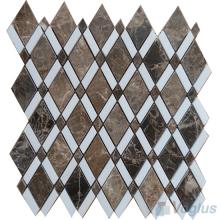Emperador Polished Diamond Marble Mosaic Tiles VS-PDM96