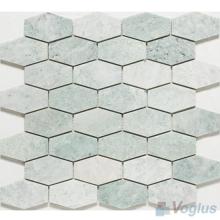 Green Polished Long Hexagon Marble Mosaic VS-PHX88