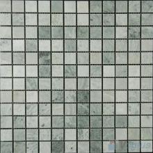 Ming Green 23x23mm Polished Stone Mosaic Tiles VS-SBA98