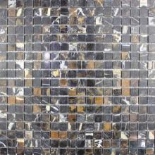 Portoro 15x15mm Polished Icones Marble Mosaic Tiles VS-SAA93