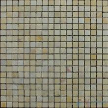 Sunny Beige 15x15mm Polished Icones Marble Mosaic Tiles VS-SAA92