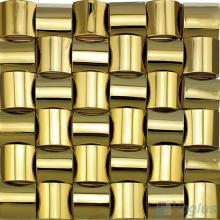 Gold Camber Stainless Steel Metal Mosaic VM-SS99