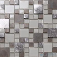 Magic Cube Glass Metal Blend Mosaic Tiles VB-GMME90