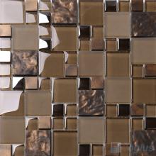 Magic Cube Glass Metal Blend Mosaic Tiles VB-GMME91
