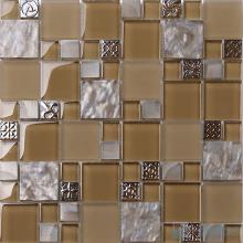 Magic Cube Glass Metal Blend Mosaic Tiles VB-GMME95