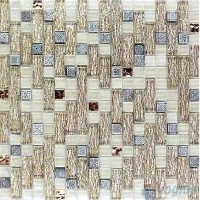 Pearl Linear Glass Resin Mosaic Tiles VB-GRL97