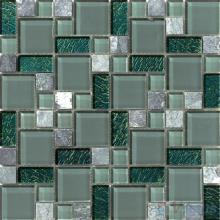 Jungle Green Magic Glass Stone Mix Mosaic VB-GSM88