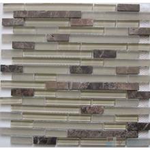 Sand Linear Glass Stone Mosaic Tiles VB-GSL86