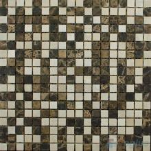 Brown Polished 15x15mm Painbox Stone Mosaic VS-SAB92