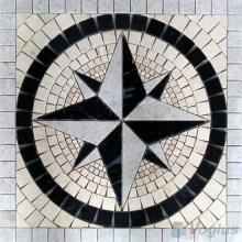 Rock Stone Mosaic Square Medallion VS-ASQ88