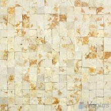 Golded Beige Natural Split Face Heritage Marble Mosaic VS-PSL95