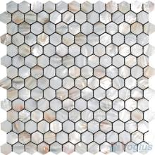 Hexagon Mother of Pearl Shell Mosaic Tiles VH-PN95
