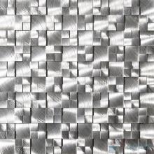 High Low Aluminum Metal Mosaic Tiles VM-AM88