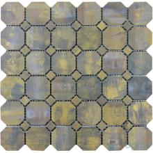 Octagon Copper Metal Mosaic VM-CP96
