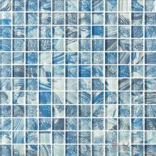 23x23mm Hand Painted Glass Mosaic Tile VG-HPG87
