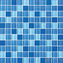Blue 1x1 Blend Crystal Glass Mosaic Tiles VG-CYR99