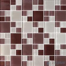 Chestnut Miscellaneous Crystal Glass Mosaic Tiles VG-CYS91