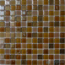 Field Drab 1x1 Crystal Glass Tiles VG-CYB95