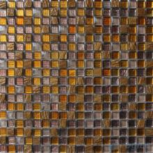 Gold 15x15mm Hand Painted Glass Mosaic Tiles VG-HPA96