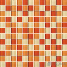 Orange 1x1 Blend Crystal Glass Mosaic Tiles VG-CYR81