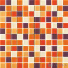 Orange Purple 1x1 Blend Crystal Glass Mosaic Tiles VG-CYR74