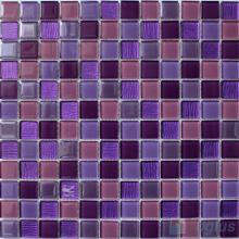 Purple Mixed 1x1 Crystal Glass Tiles VG-CYB89