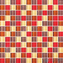 Red Yellow 1x1 Blend Crystal Glass Mosaic Tiles VG-CYR71
