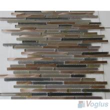 Bullet Glass Metal Mosaic Tiles VB-GMH87