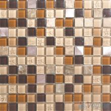 Elegancy 1x1 Glass Mix Aluminum Mosaic Tiles VB-GMN98