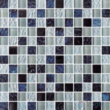 Night Star 1x1 Glass Mix Aluminum Mosaic Tiles VB-GMN90