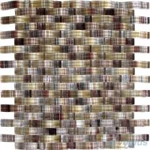 Villy Arch Wavy Painting Glass Mosaic VG-UWY84