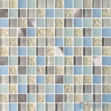 Whisper 1x1 Glass Mix Aluminum Mosaic Tiles VB-GMN93