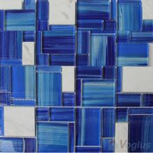 Blue Way Magic Miscellaneous Glass Stone Mix Mosaic Tile VB-GST88