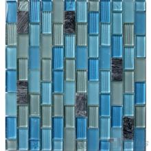 Sky Blue Acchor Crystal Glass Mosaic Tiles VG-CYT99