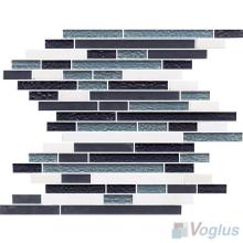 Vally Bullet Linear Glass Stone Mosaic VB-GSS97