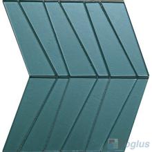 Air Blue Large Trapezia Shape Glass Tiles VG-UTP99