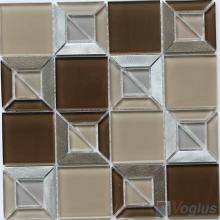 Browny Triangle Shape Mix Square Glass Mosaic VG-UTS96