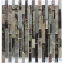 Forest Linear Glass Stone Mixed Glass Tile VB-GSL82