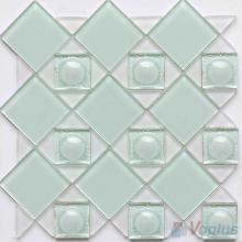 Light Blue Triangle Shape Mix Square Glass Mosaic VG-UTS99