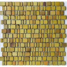 Gold Harvest Rusty Rock Glass Mosaic Tiles VG-URY97