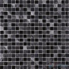 15x15mm Glass Aluminum Mosaic Tile VB-GMA82