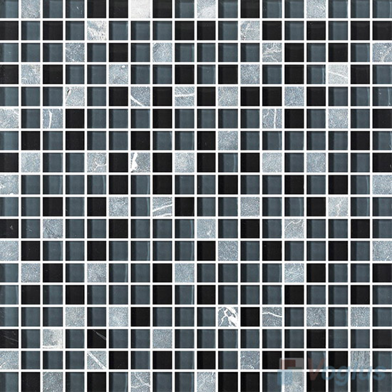 15x15mm Glass Stone Blend Mosaic Tiles VB-GSA58
